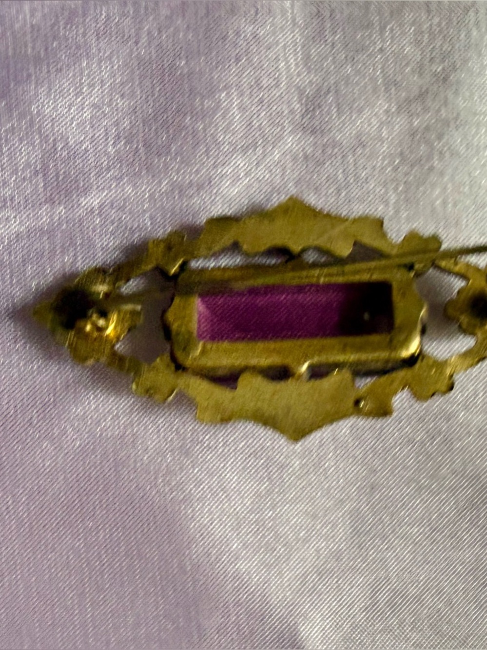 Antique Gilt Brooch - Picture 5 of 8